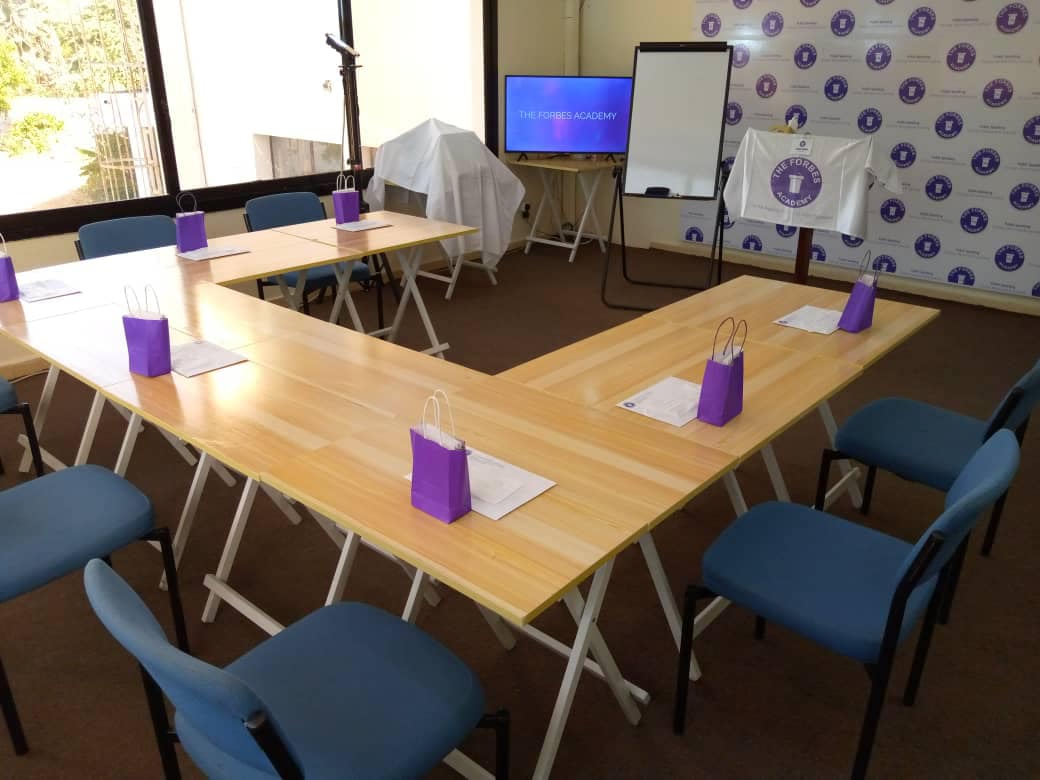 The Forbes Academy training session in The Gambia